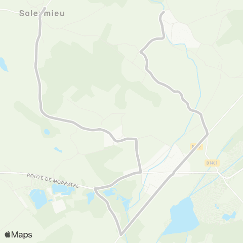 ARA Cars Région Isère - Scolaire Primaire Soleymieu map