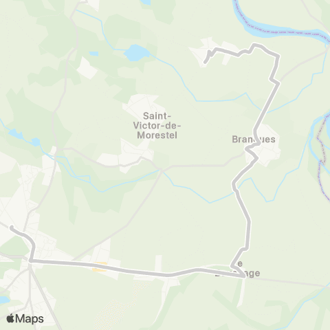 ARA Cars Région Isère - Scolaire Concharbin-St Victor Morestel-Morestel map