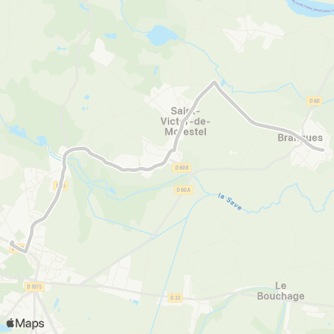 ARA Cars Région Isère - Scolaire Brangues-le Bouchage-Morestel map