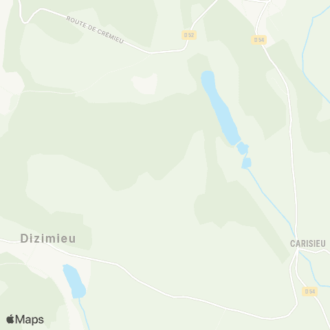 ARA Cars Région Isère - Scolaire Rpi Siccieu - Dizimieu map