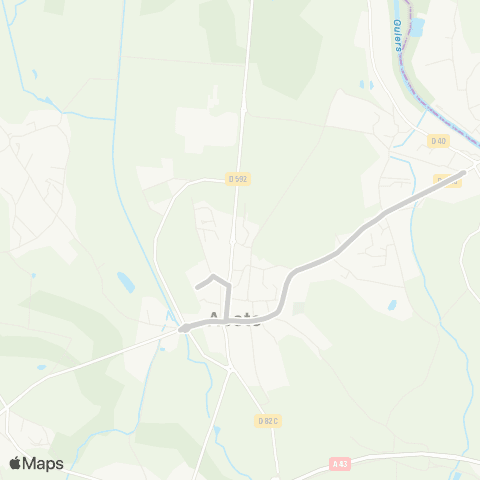 ARA Cars Région Isère - Scolaire Primaire Granieu-Aoste map