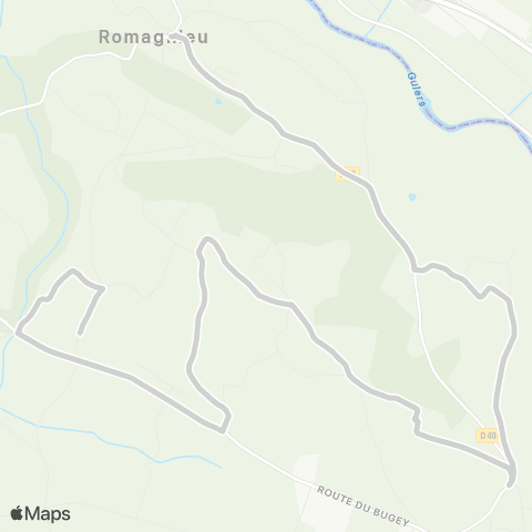 ARA Cars Région Isère - Scolaire Primaire le Nan-Romagnieu map