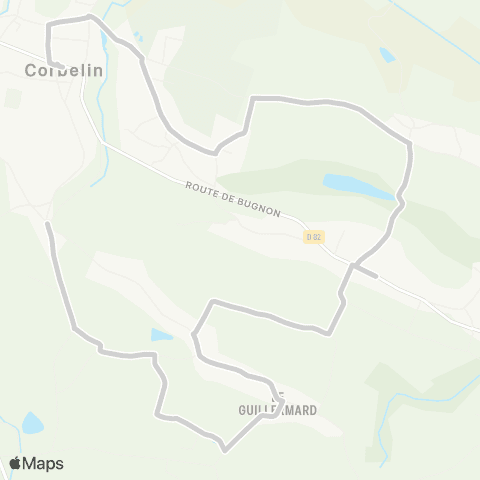 ARA Cars Région Isère - Scolaire Primaire Corbelin map