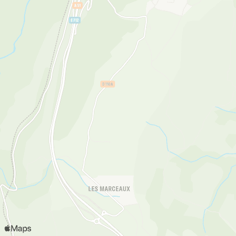 ARA Cars Région Isère - Scolaire Rpi Avignonet-St Martin de la Cluze map