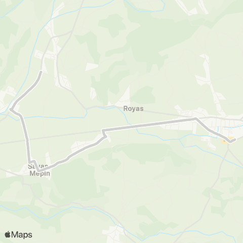 ARA Cars Région Isère - Scolaire Savas Mepin-Saint Jean de Bournay map