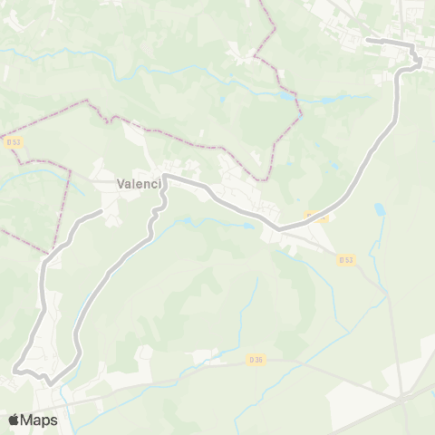 ARA Cars Région Isère - Scolaire Valencin-St J. Chaleyssin-Heyrieux map