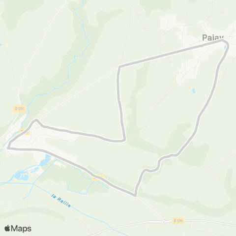 ARA Cars Région Isère - Scolaire Desserte Pajay map