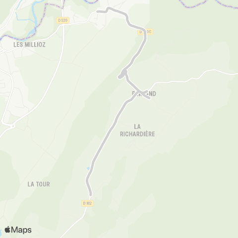 ARA Cars Région Isère - Scolaire Primaire St Christophe sur Guiers map