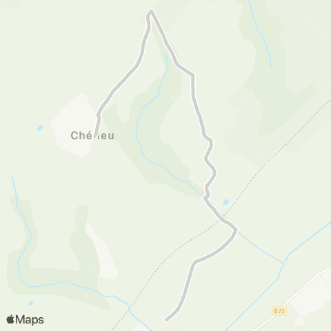 ARA Cars Région Isère - Scolaire Primaire Chelieu map