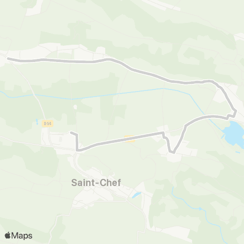 ARA Cars Région Isère - Scolaire Primaire St Chef map