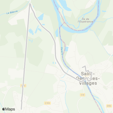 ARA Cars Région Isère - Scolaire Aoste-St Genix sur Guiers map