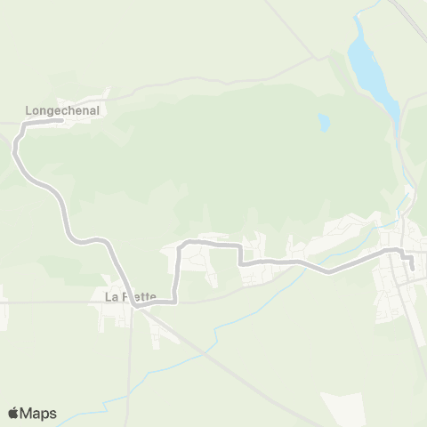 ARA Cars Région Isère - Scolaire Longechenal-le Grand Lemps map