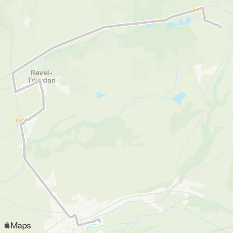 ARA Cars Région Isère - Scolaire Pommier-Primarette-Beaurepaire map