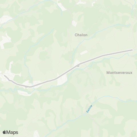 ARA Cars Région Isère - Scolaire Vernioz-Monsteroux-Cours et Buis map