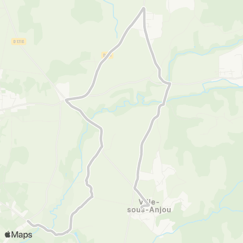 ARA Cars Région Isère - Scolaire Desserte Ville sous Anjou map