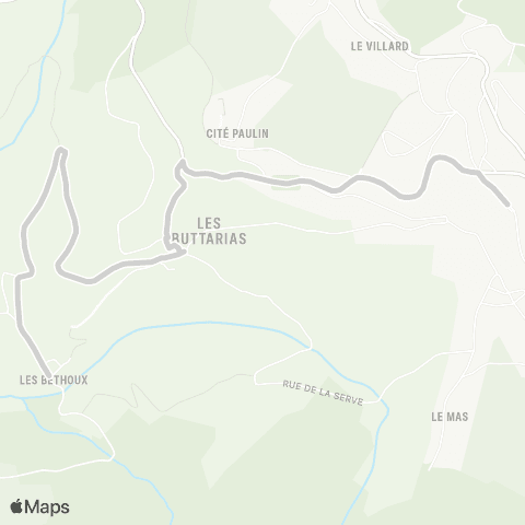 ARA Cars Région Isère - Scolaire Primaire les Mottes map
