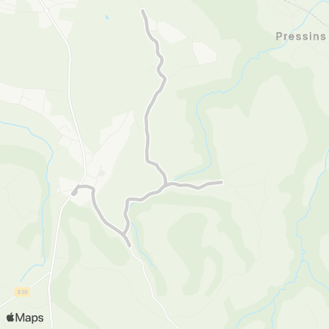 ARA Cars Région Isère - Scolaire Primaire la Batie Divisin map