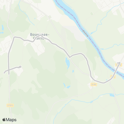 ARA Cars Région Isère - Scolaire Creys-Bouvesse-Briord map