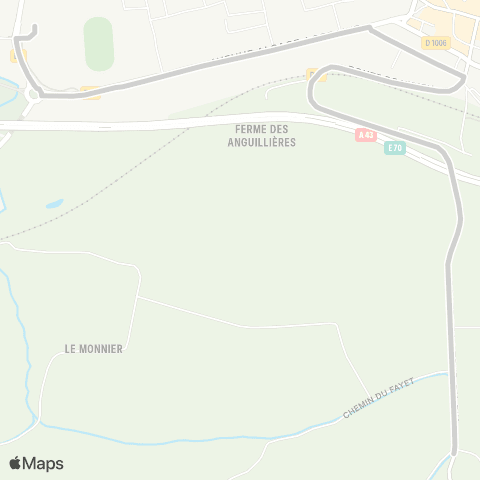 ARA Cars Région Isère - Scolaire Sainte Blandine-la Tour du Pin map