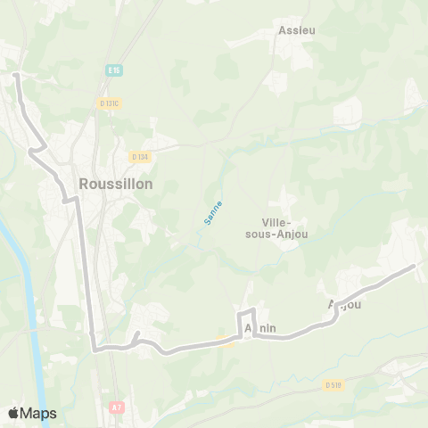 ARA Cars Région Isère - Scolaire Sonnay-Agnin-Salaise map