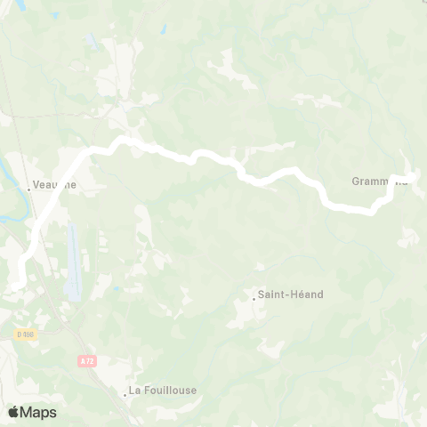 ARA Cars Région Loire Grammond - Andrézieux-Bouthéon map