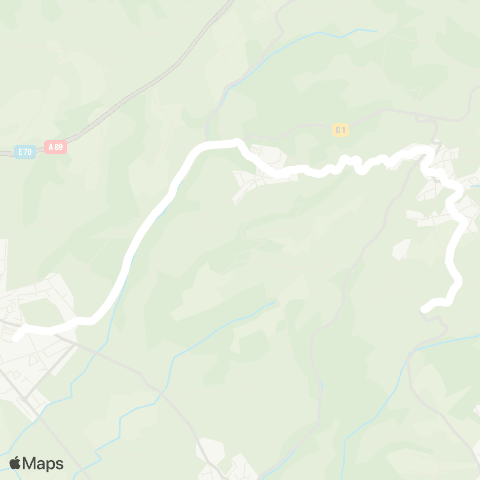 ARA Cars Région Loire Bussières-Balbigny map