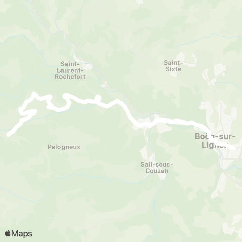 ARA Cars Région Loire St-Laurent / Rochefort-Boën map