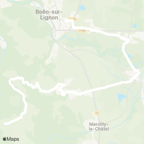 ARA Cars Région Loire Marcoux-Boën map