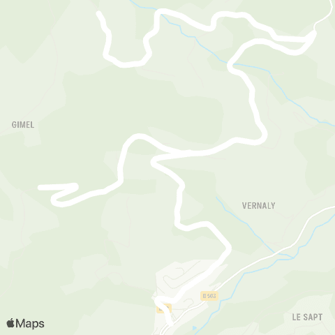 ARA Cars Région Loire St-Sauveur-en-Rue - Bourg-Argental map