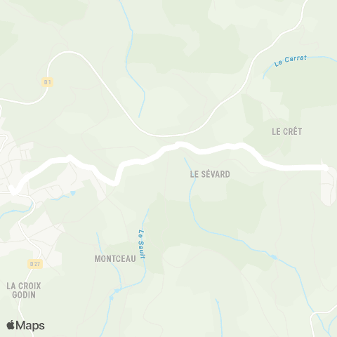 ARA Cars Région Loire Ste Agathe en d-Bussières map