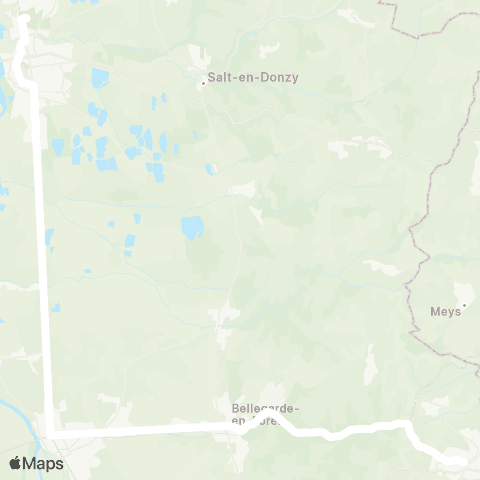 ARA Cars Région Loire Feurs - Chazelles-sur-Lyon map