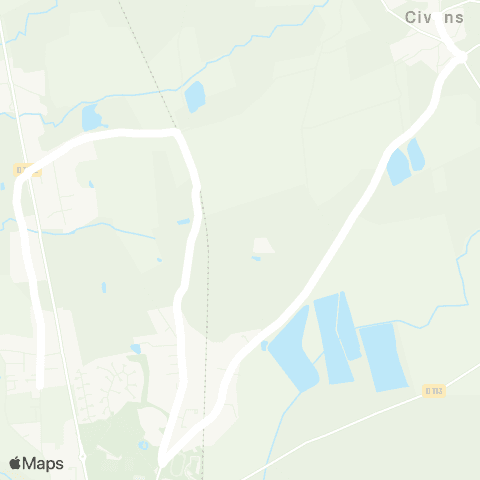 ARA Cars Région Loire Civens - Civens map