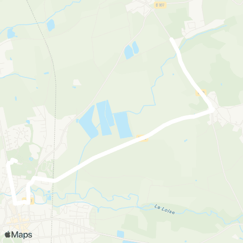 ARA Cars Région Loire Civens - Feurs map