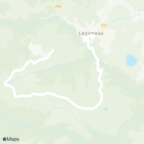 ARA Cars Région Loire Lézigneux - Lézigneux map