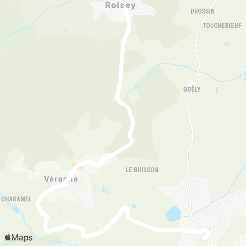 ARA Cars Région Loire Roisey - Maclas map