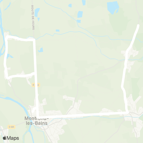 ARA Cars Région Loire St-André-le-Puy - Montrond-les-B. map