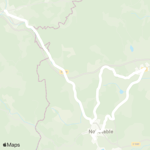 ARA Cars Région Loire Chabreloche - Noirétable map