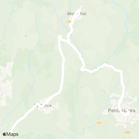 ARA Cars Région Loire Cottance - Panissières map