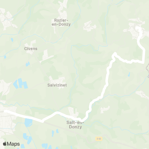 ARA Cars Région Loire Feurs - Panissières map