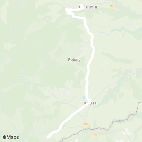 ARA Cars Région Loire St-Appolinard - Pélussin map