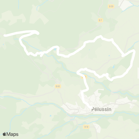 ARA Cars Région Loire Pélussin - Pélussin map