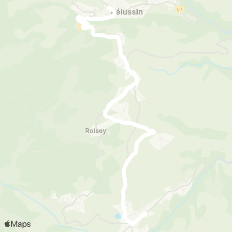 ARA Cars Région Loire Maclas - Pélussin map