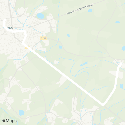 ARA Cars Région Loire Montbrison - Précieux map