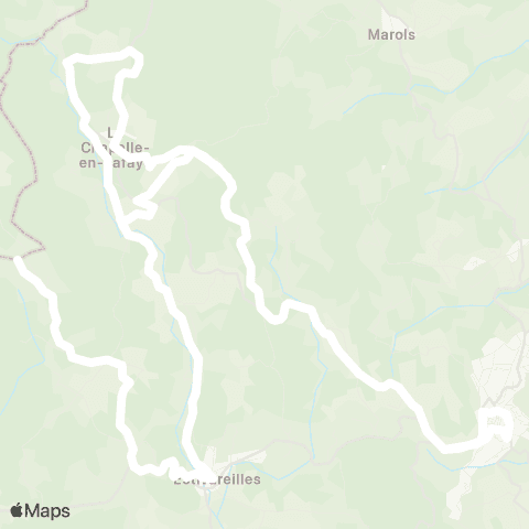 ARA Cars Région Loire Estivareilles - St-Bonnet-Château map