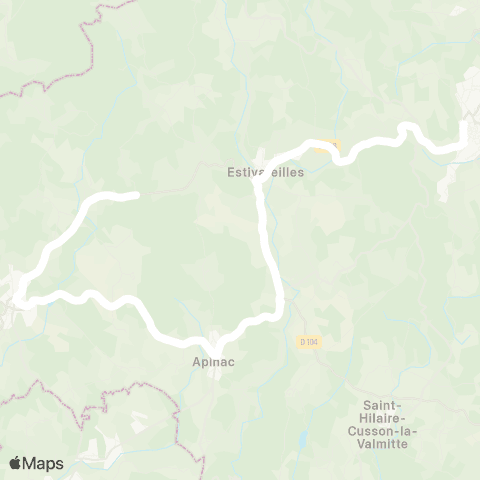 ARA Cars Région Loire Usson-en-F - St Bonnet-le-Ch map