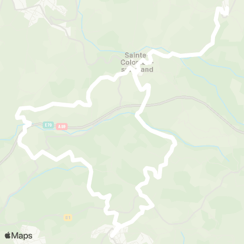 ARA Cars Région Loire Ste-Colombe / Gand-St-Cyr-de-Valorge map