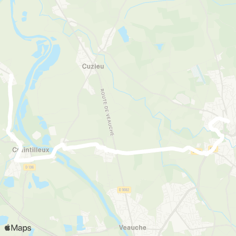 ARA Cars Région Loire Unias - St Galmier map