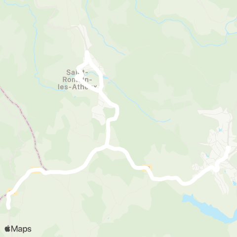 ARA Cars Région Loire Jonzieux - St-Genest-Malifaux map