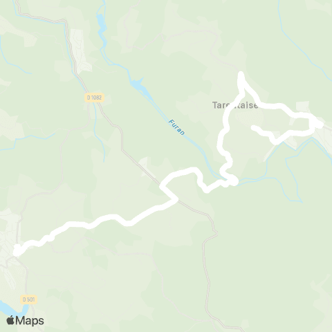 ARA Cars Région Loire Tarentaise - St-Genest-Malifaux map