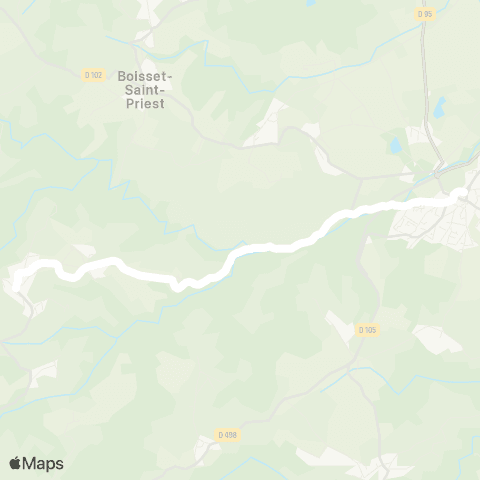 ARA Cars Région Loire Chenereilles - St-Marcellin-en-F map